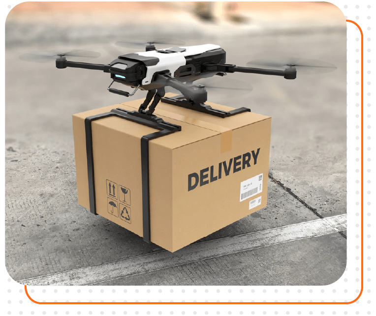 VR-assisted drone deliveries